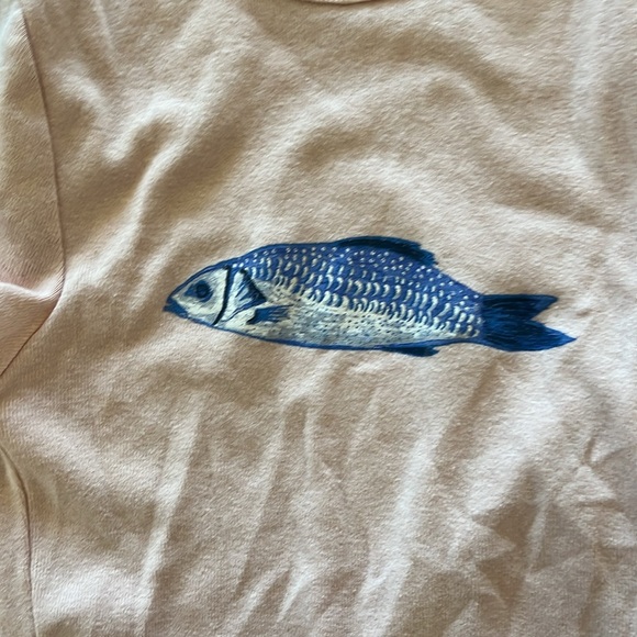 URBAN OUTFITTERS pink fish shirt - Picture 2 of 4